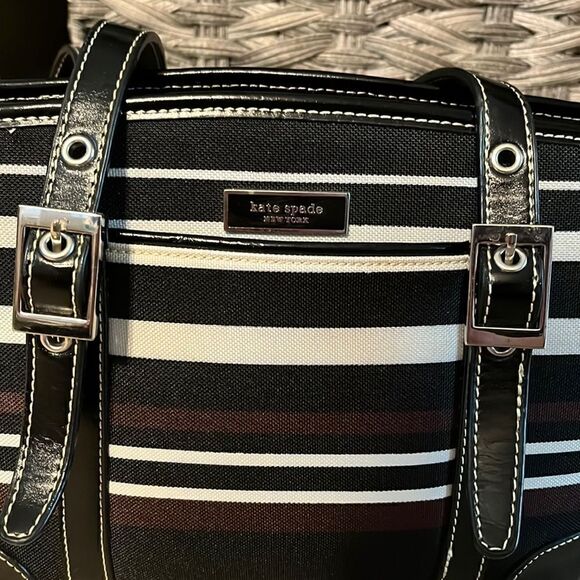 Kate Spade Striped Project Bag - Picture 2 of 8